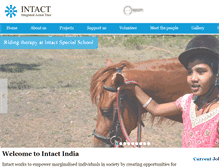 Tablet Screenshot of intactindia.org